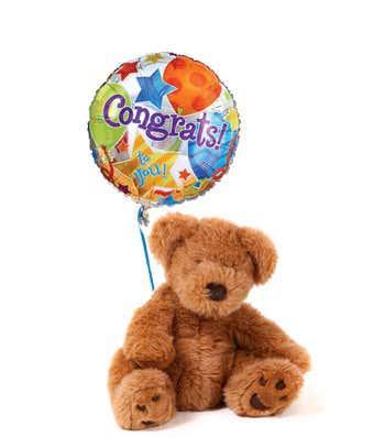 Congratulations Bear & Balloon