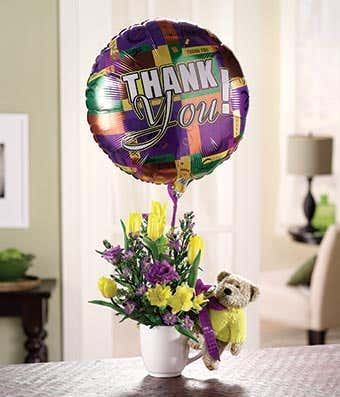 Thank You Flower & Balloon Bundle