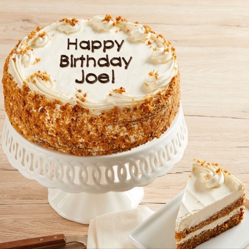 Personalized 10-inch Carrot Cake